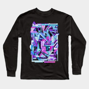 geometric Long Sleeve T-Shirt